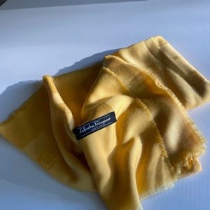 Salvatore Ferragamo silk scarf/wrap.